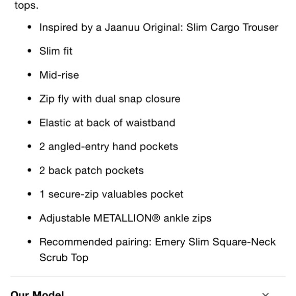 Jaanuu Women’s Scrub Set-Green - Picture 9 of 9